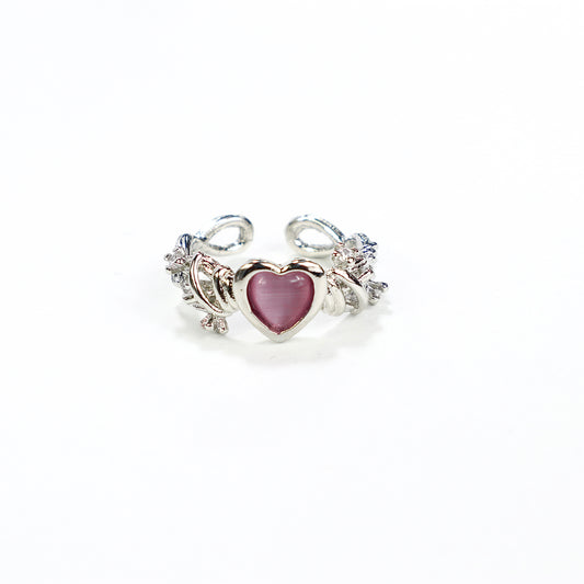 Pink Heart  Ring