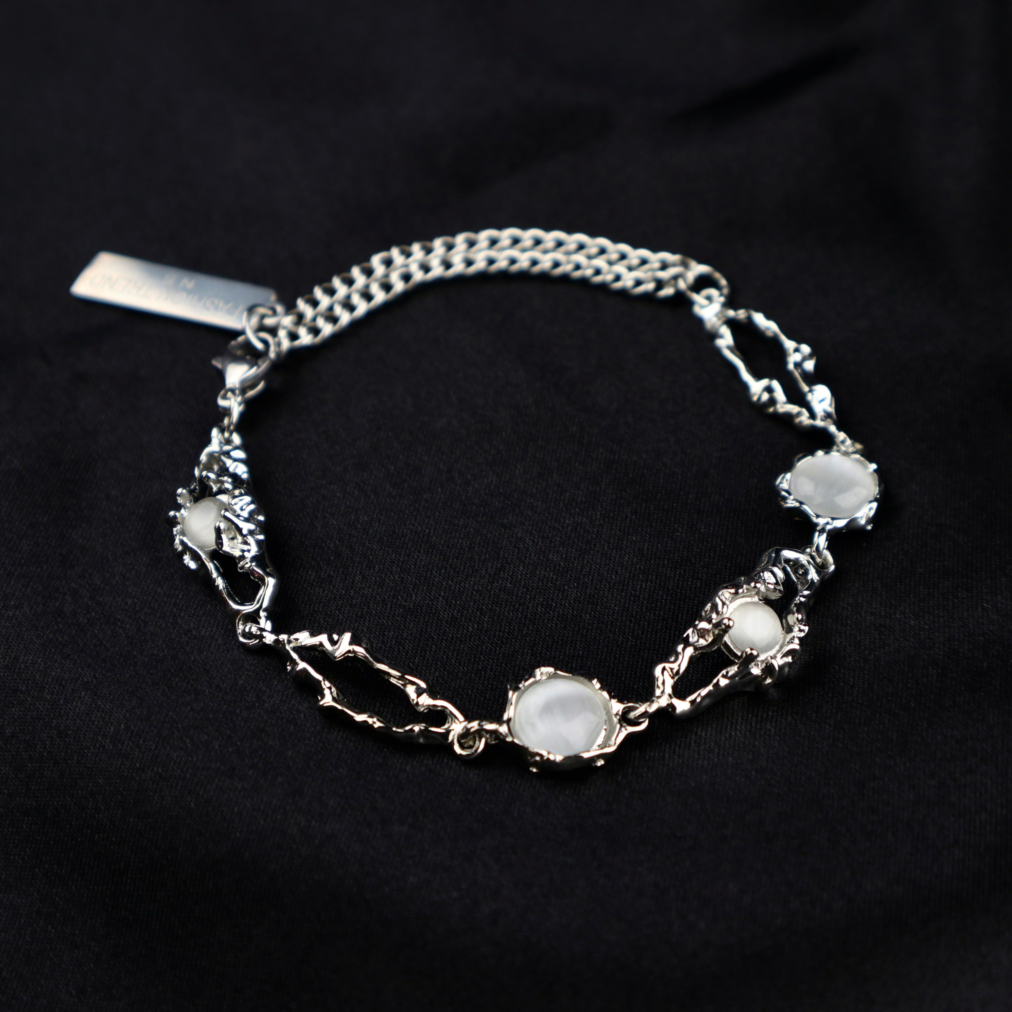 Moonstone Silver Bracelet