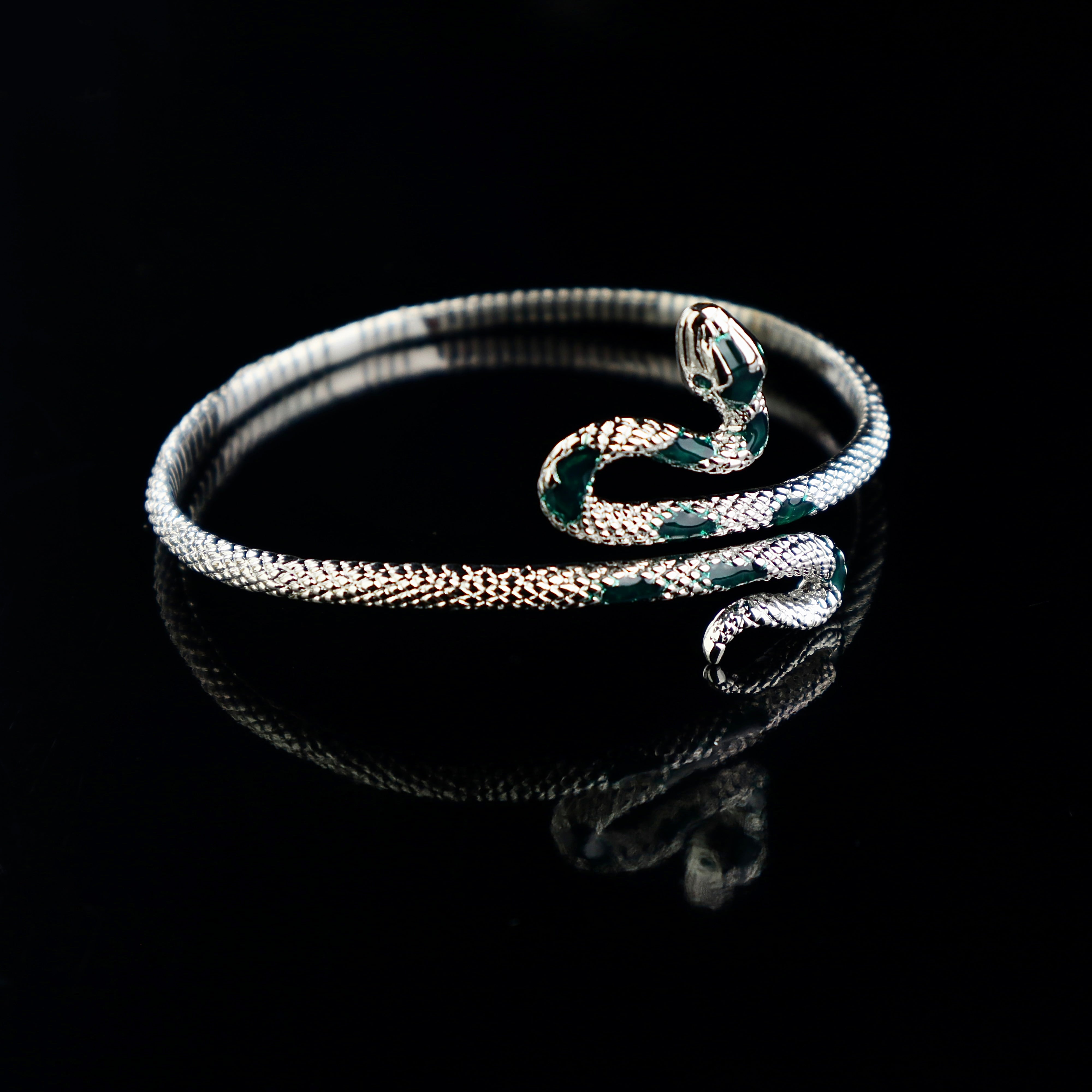 Y2K Snake Drop Glaze Cuff Bracelet for women, gift