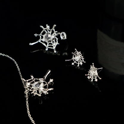 Spider Web Jewelry Set