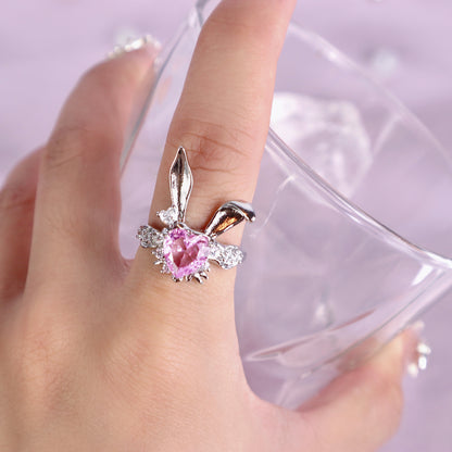Diamond Rabbit Ring