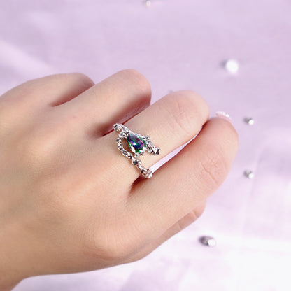 Silver Zirconia Diamond Ring