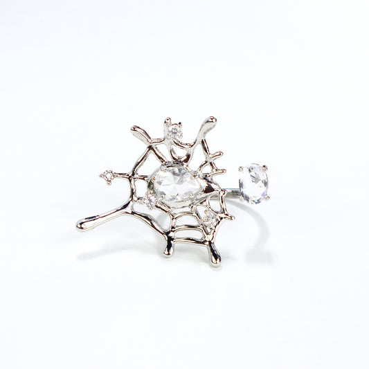 Spider Web Diamond Ring