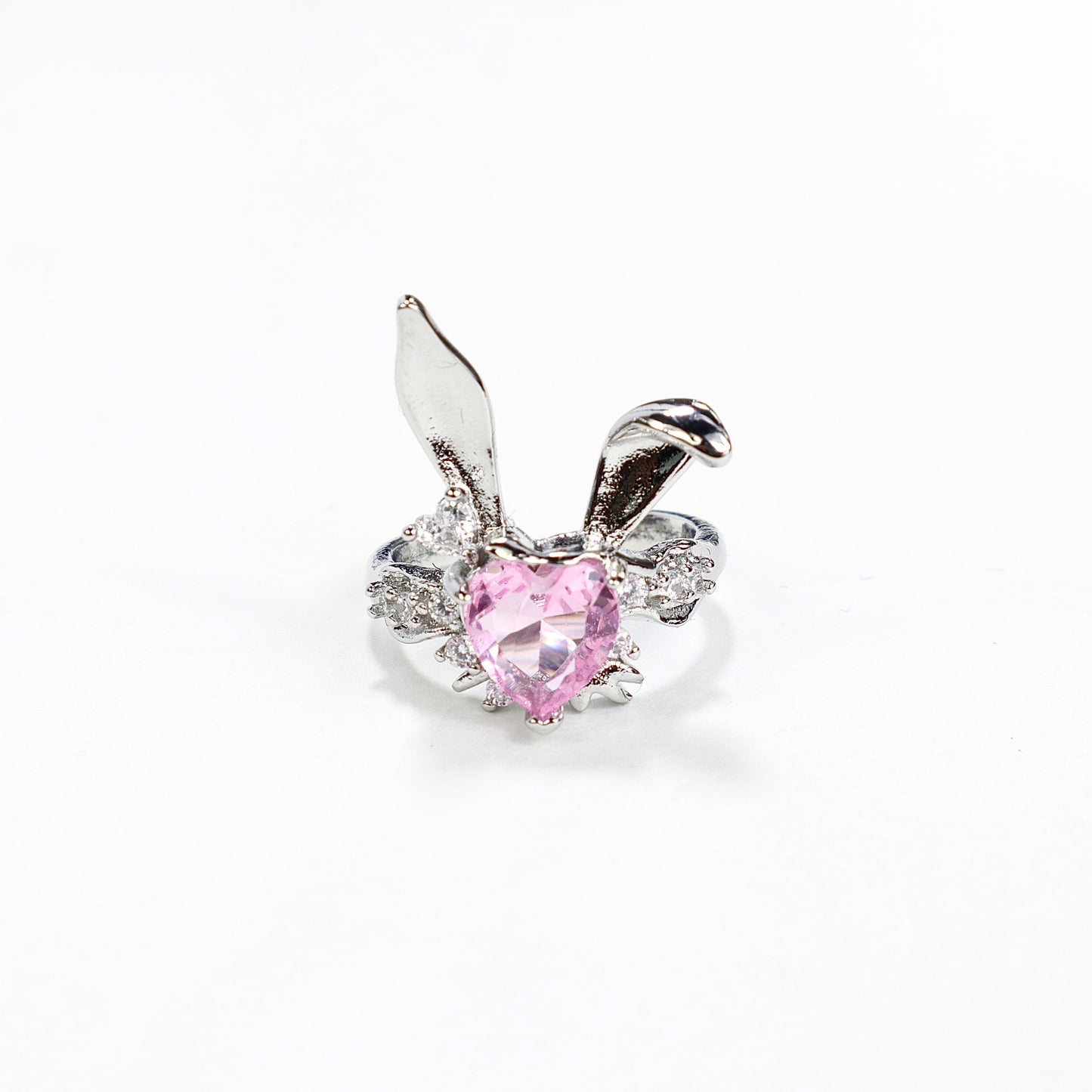 Pink Diamond Bunny Ring
