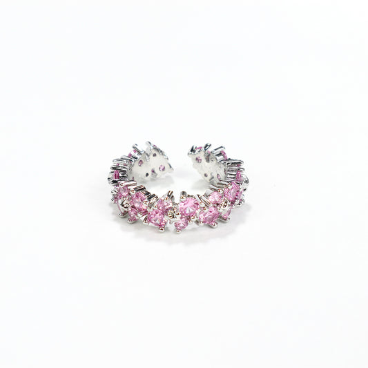 Pink Full Diamond Ring