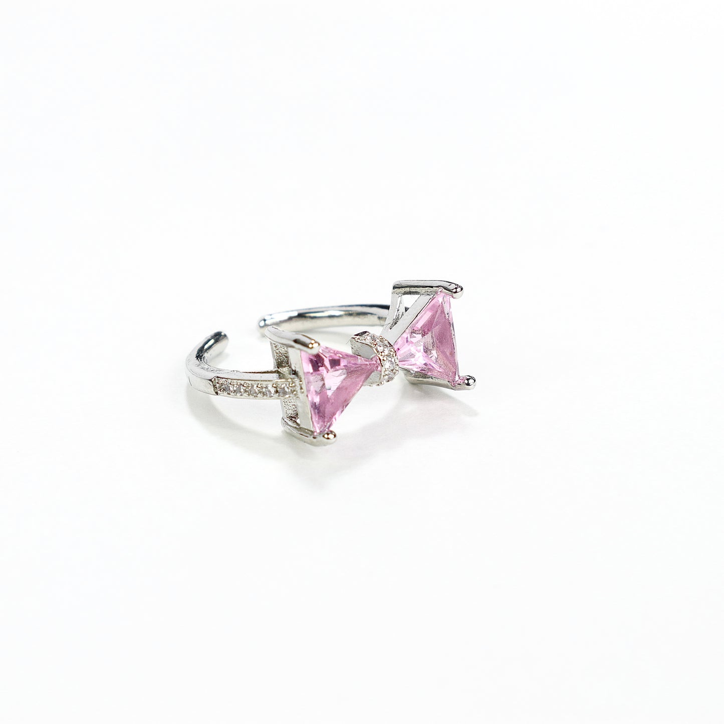 Silver Ribbon Ring for women