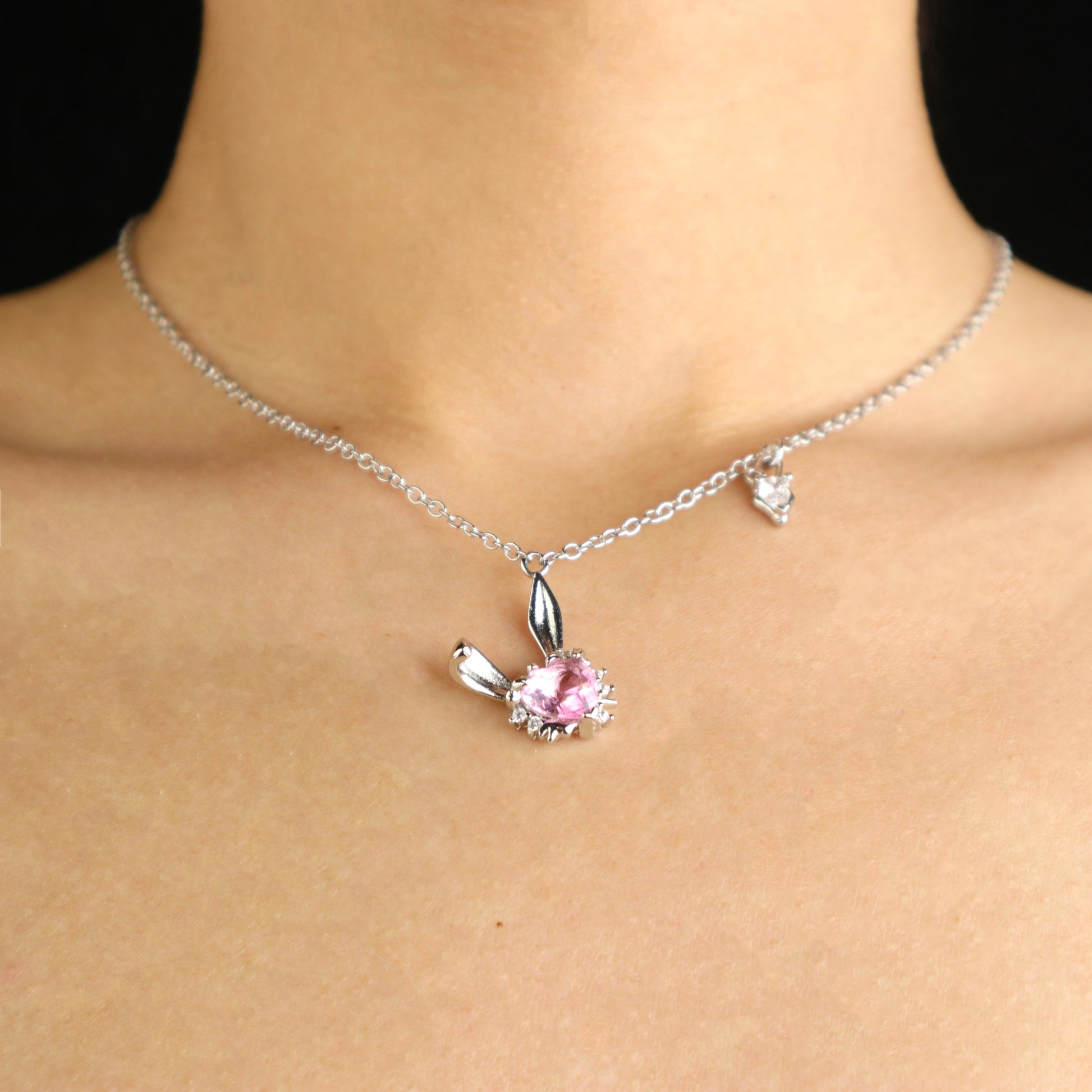 Bunny Diamond Necklace