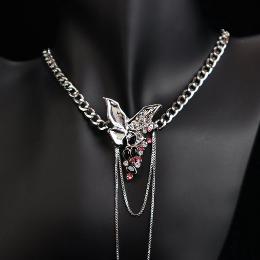 Niche Design Butterfly Tassel Necklace